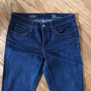 J. Crew Dark Wash Toothpick Jeans
